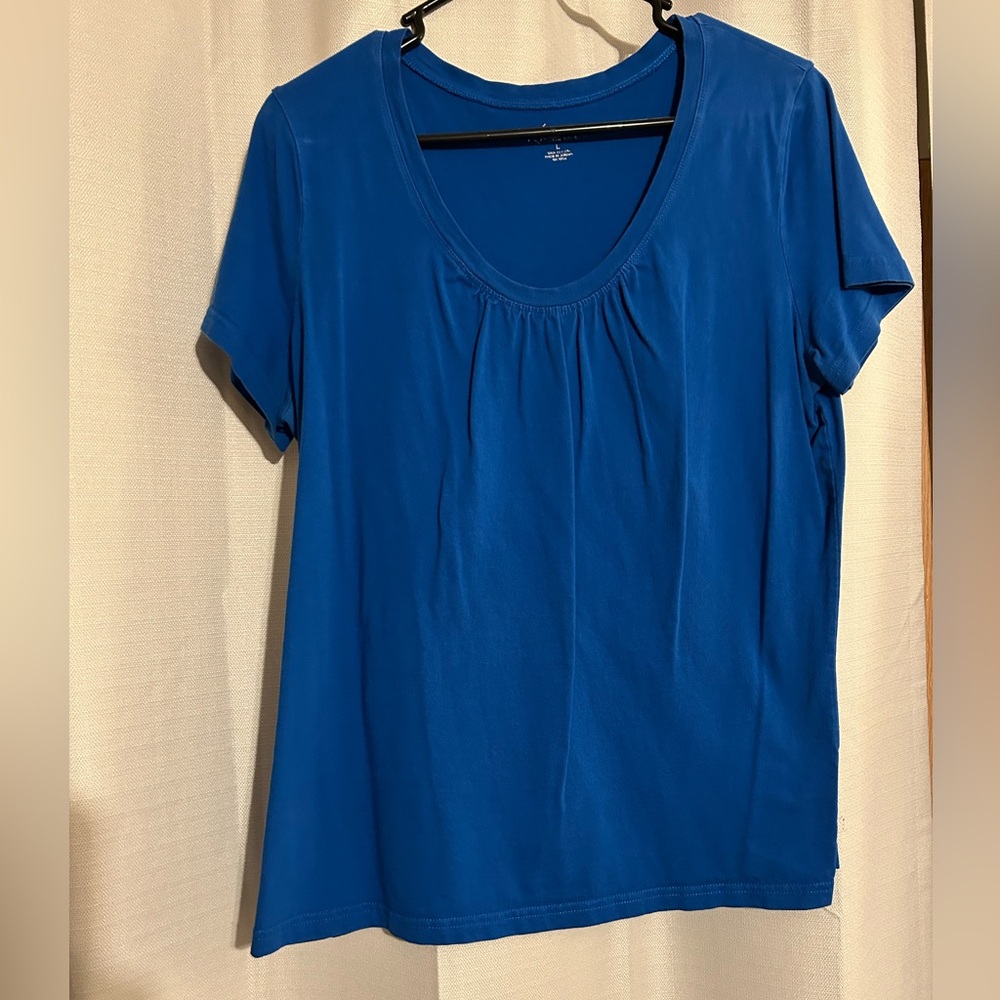 Kim Rogers Vibrant Blue Short Sleeve Tee